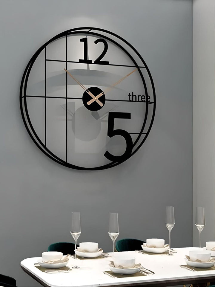 Abstract shaped wall clock