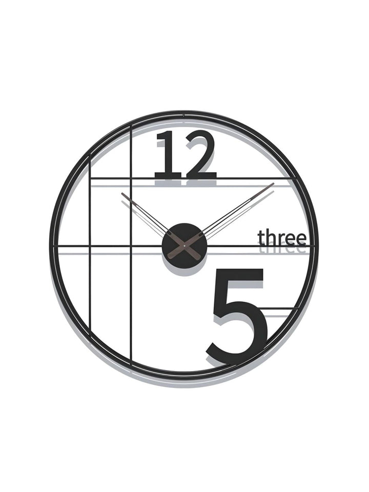 Abstract shaped wall clock