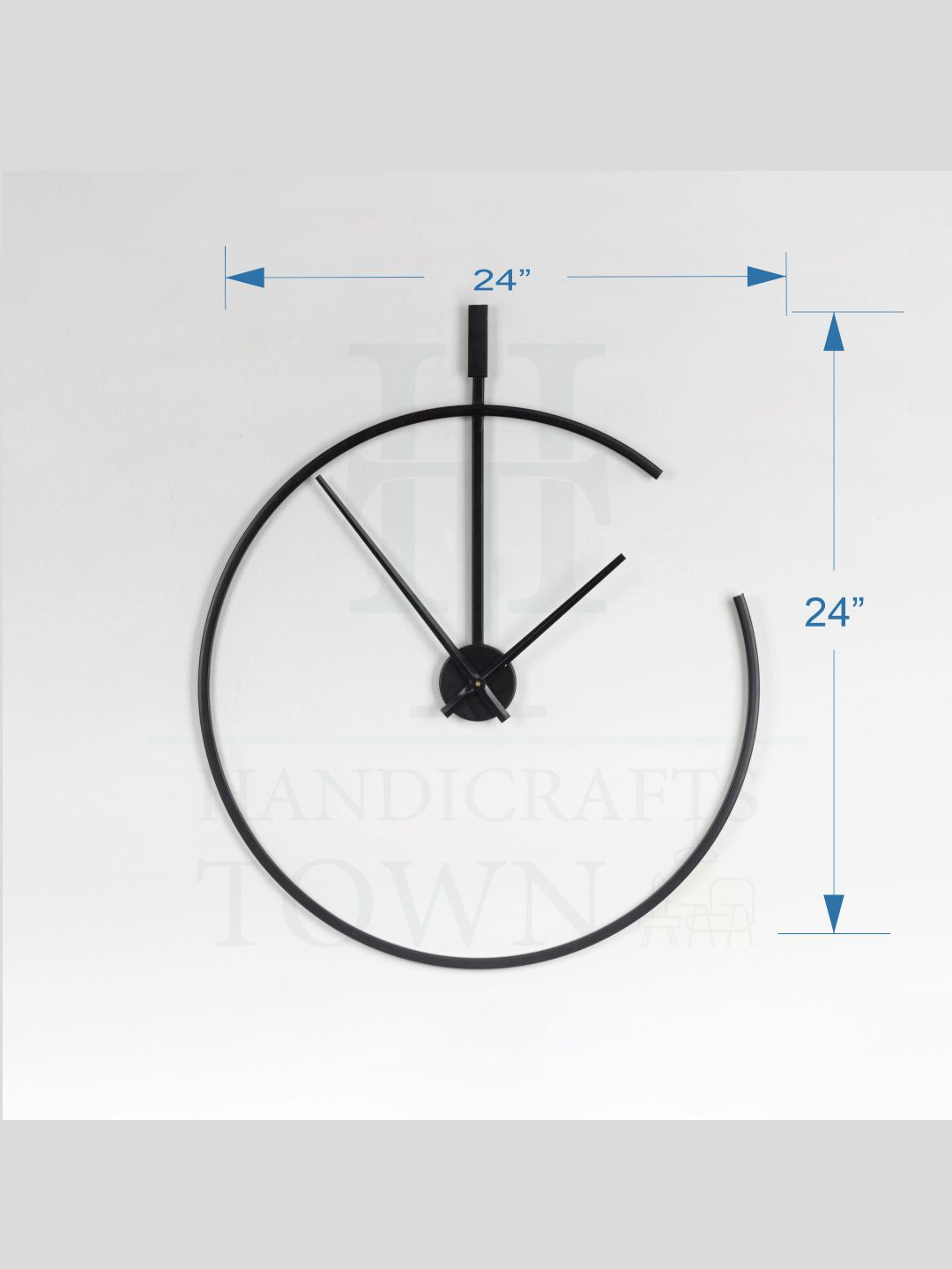 Abstract shaped wall clock