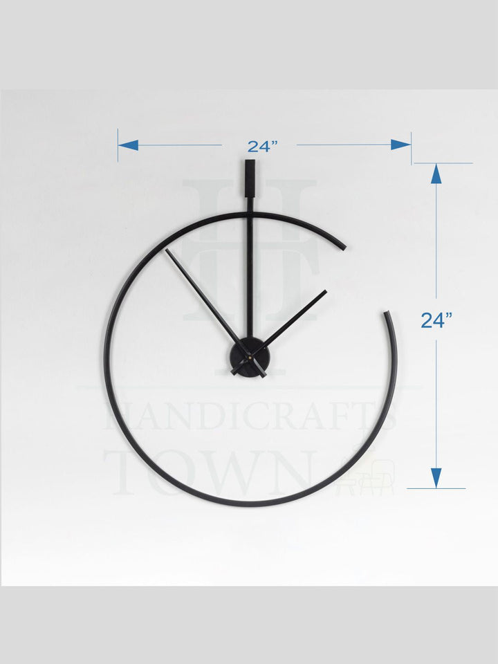 Abstract shaped wall clock