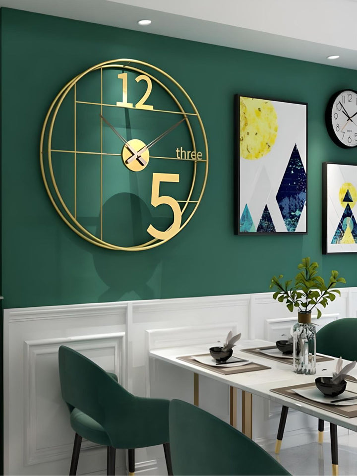 Abstract shaped wall clock