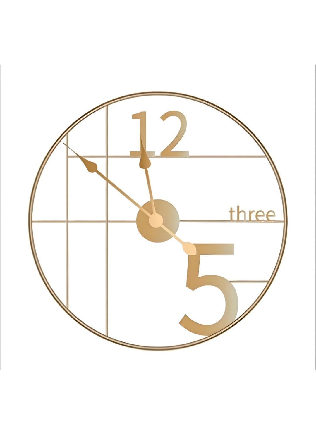 Abstract shaped wall clock