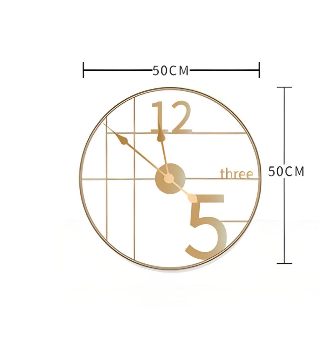 Abstract shaped wall clock