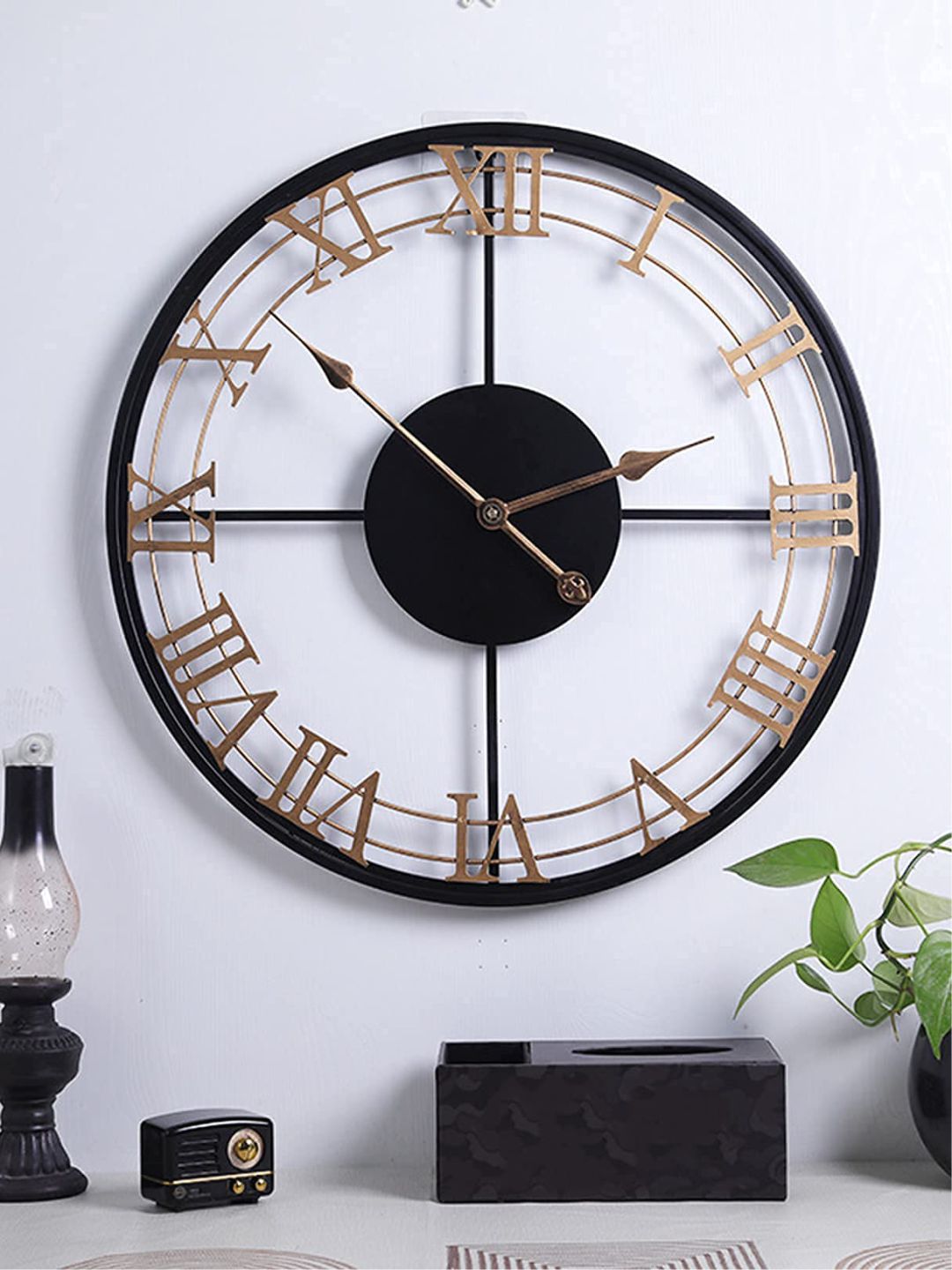 Abstract shaped wall clock