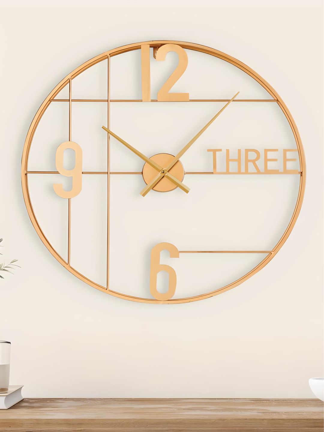 Abstract shaped wall clock