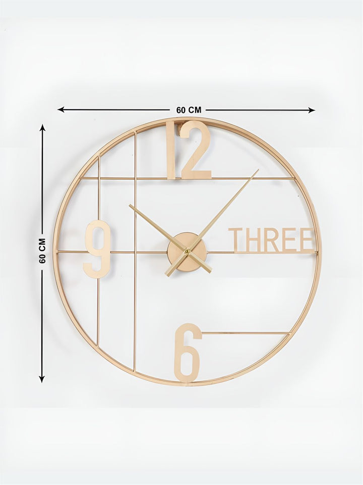 Abstract shaped wall clock