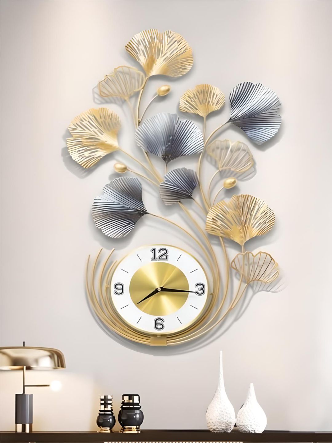 Abstract shaped wall clock