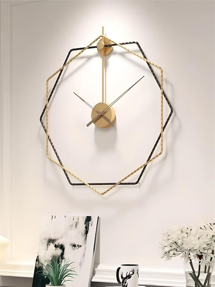 Abstract shaped wall clock