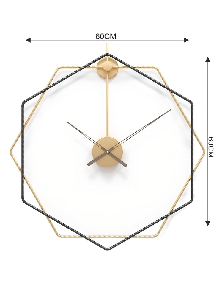 Abstract shaped wall clock