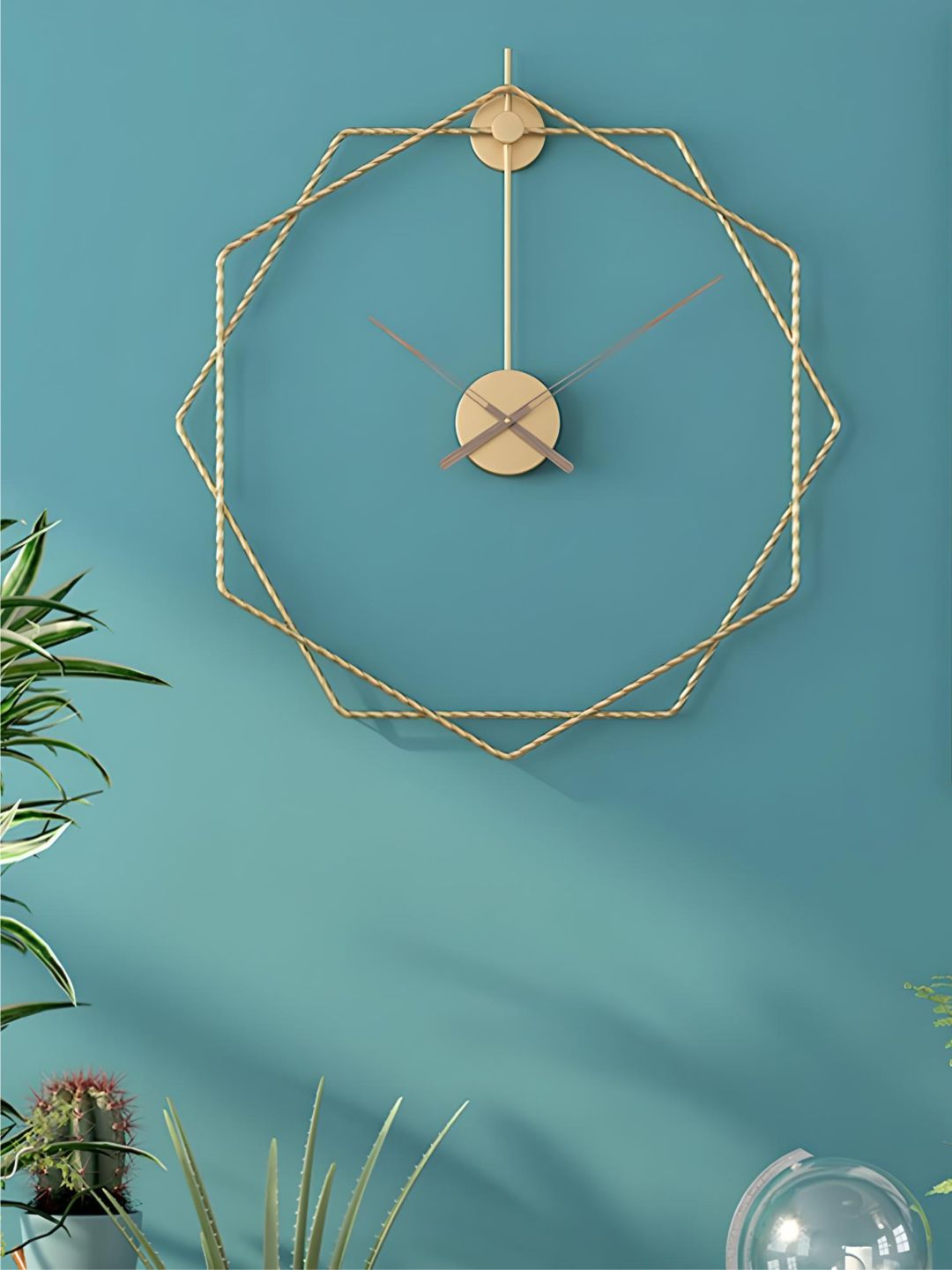 Abstract shaped wall clock