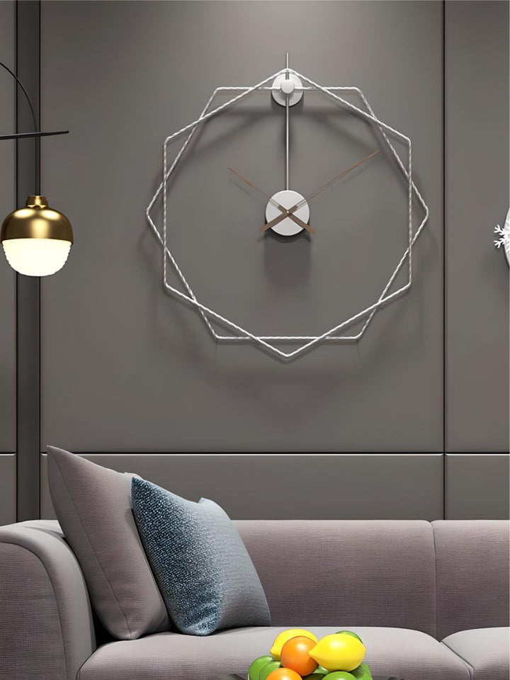 Abstract shaped wall clock