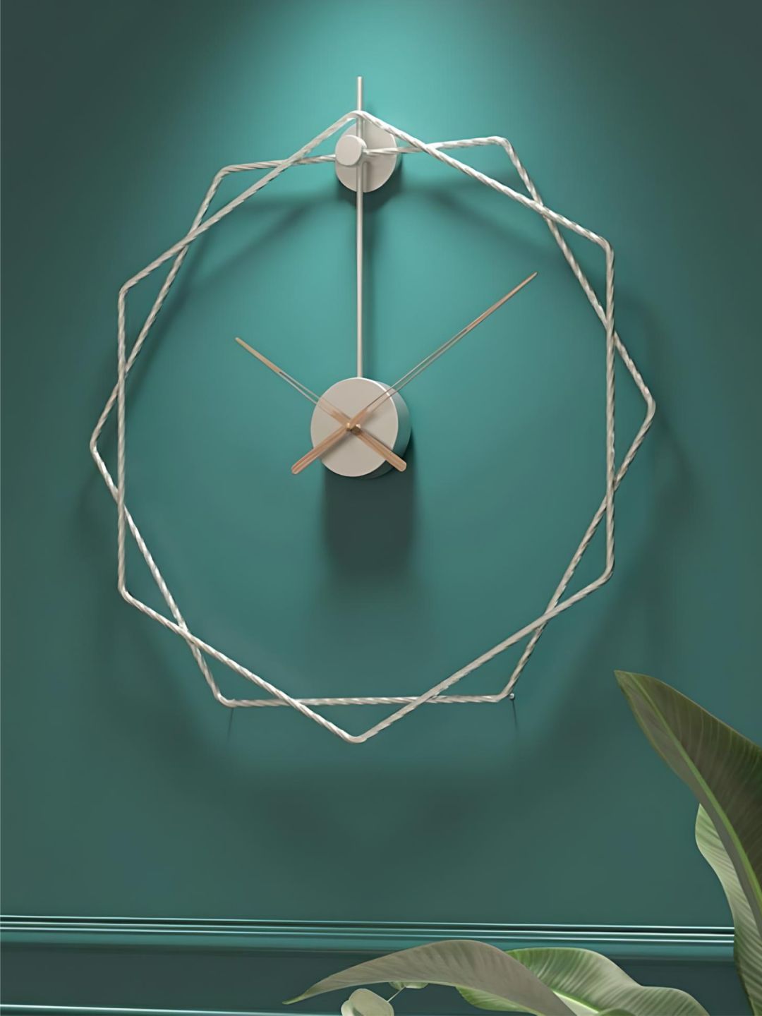 Abstract shaped wall clock