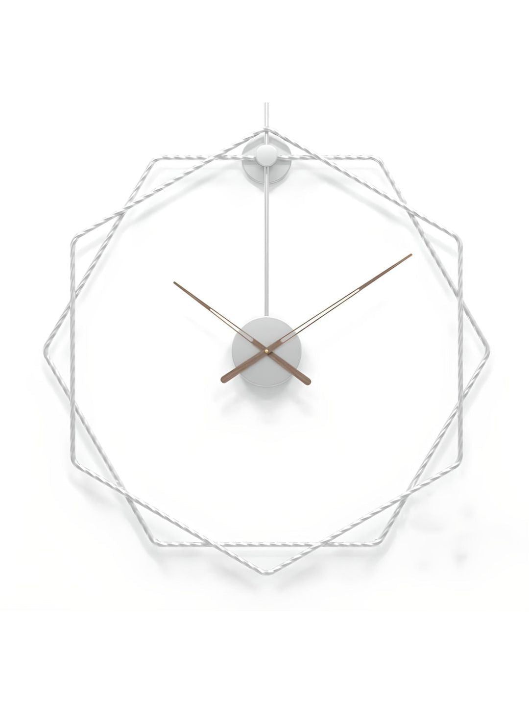 Abstract shaped wall clock