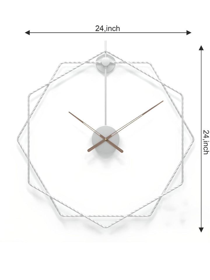 Abstract shaped wall clock
