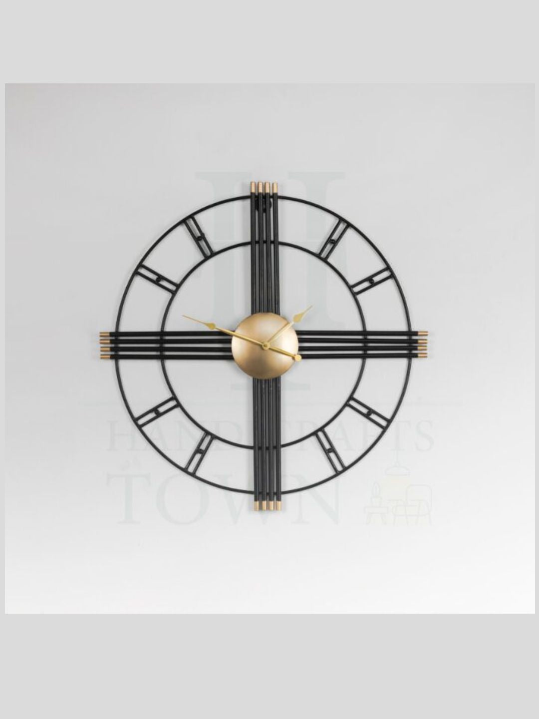 Abstract shaped wall clock