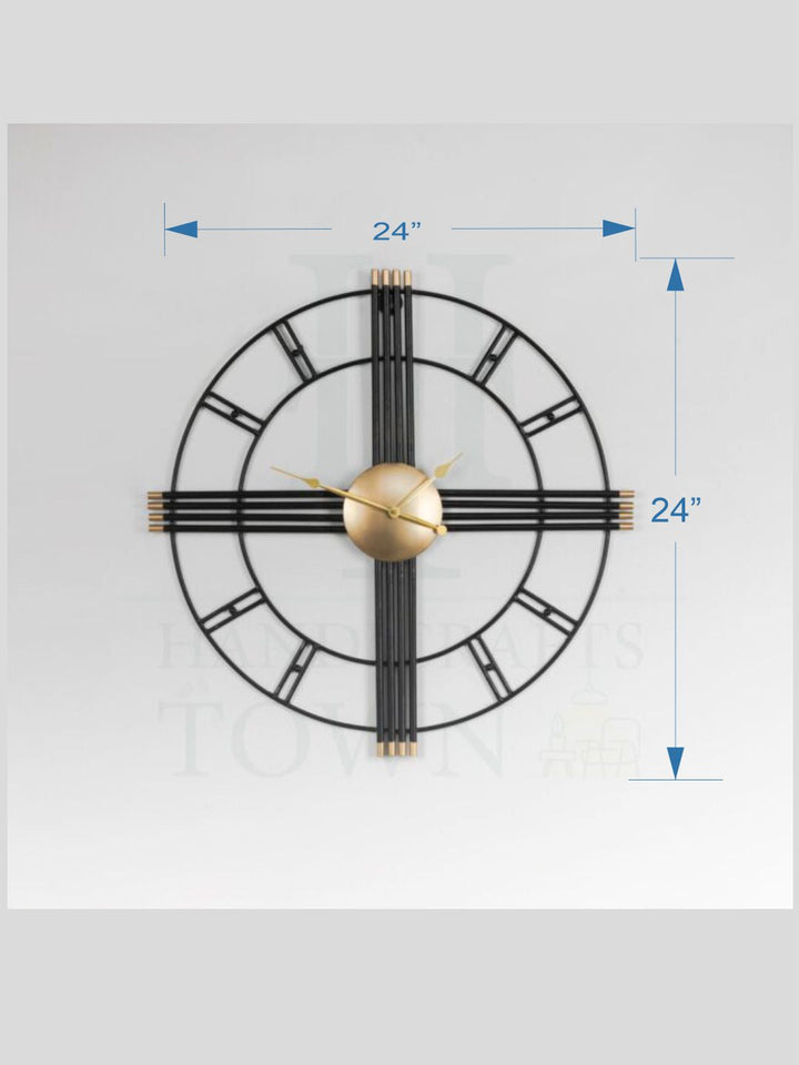 Abstract shaped wall clock