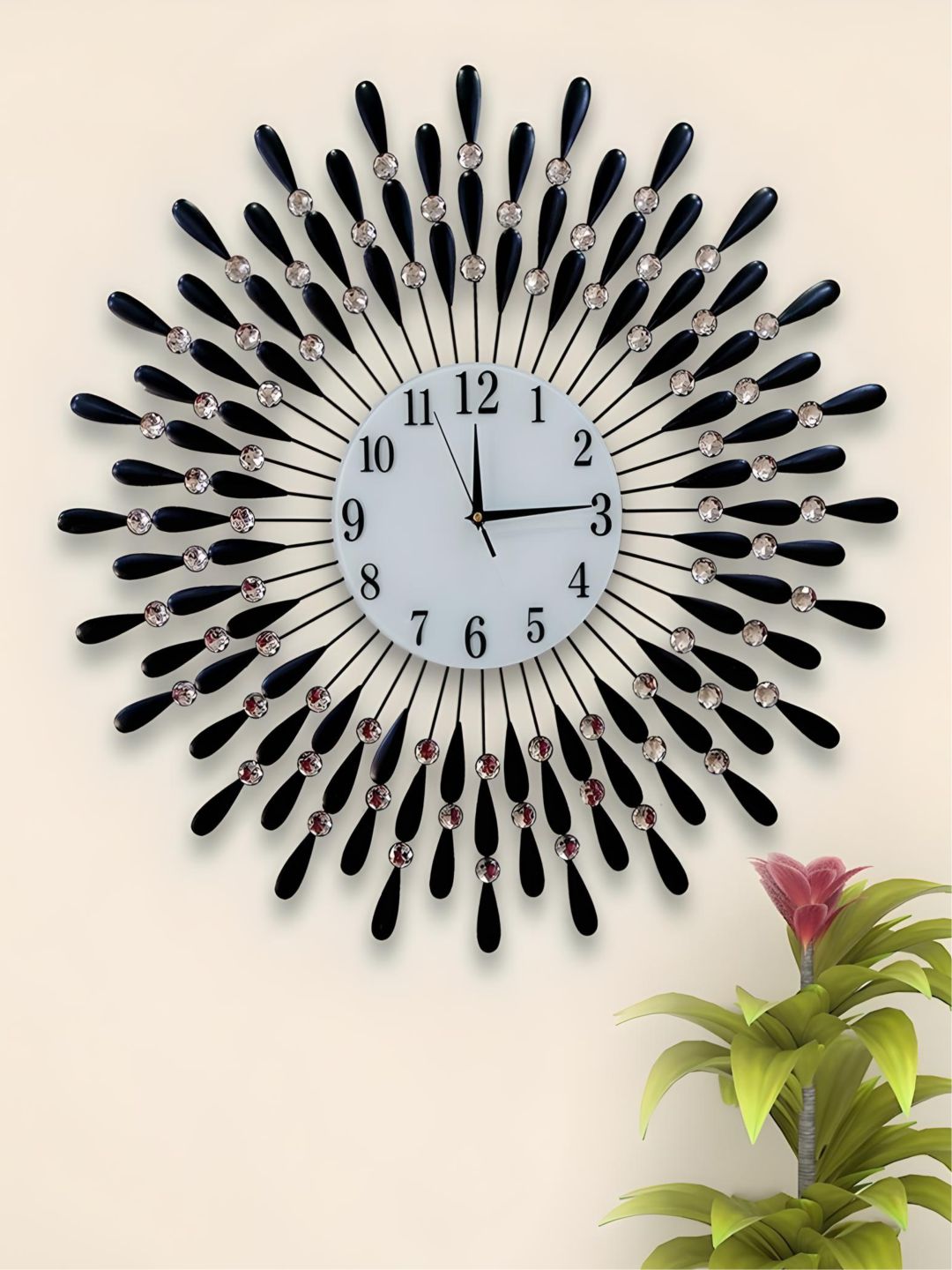 Abstract shaped wall clock