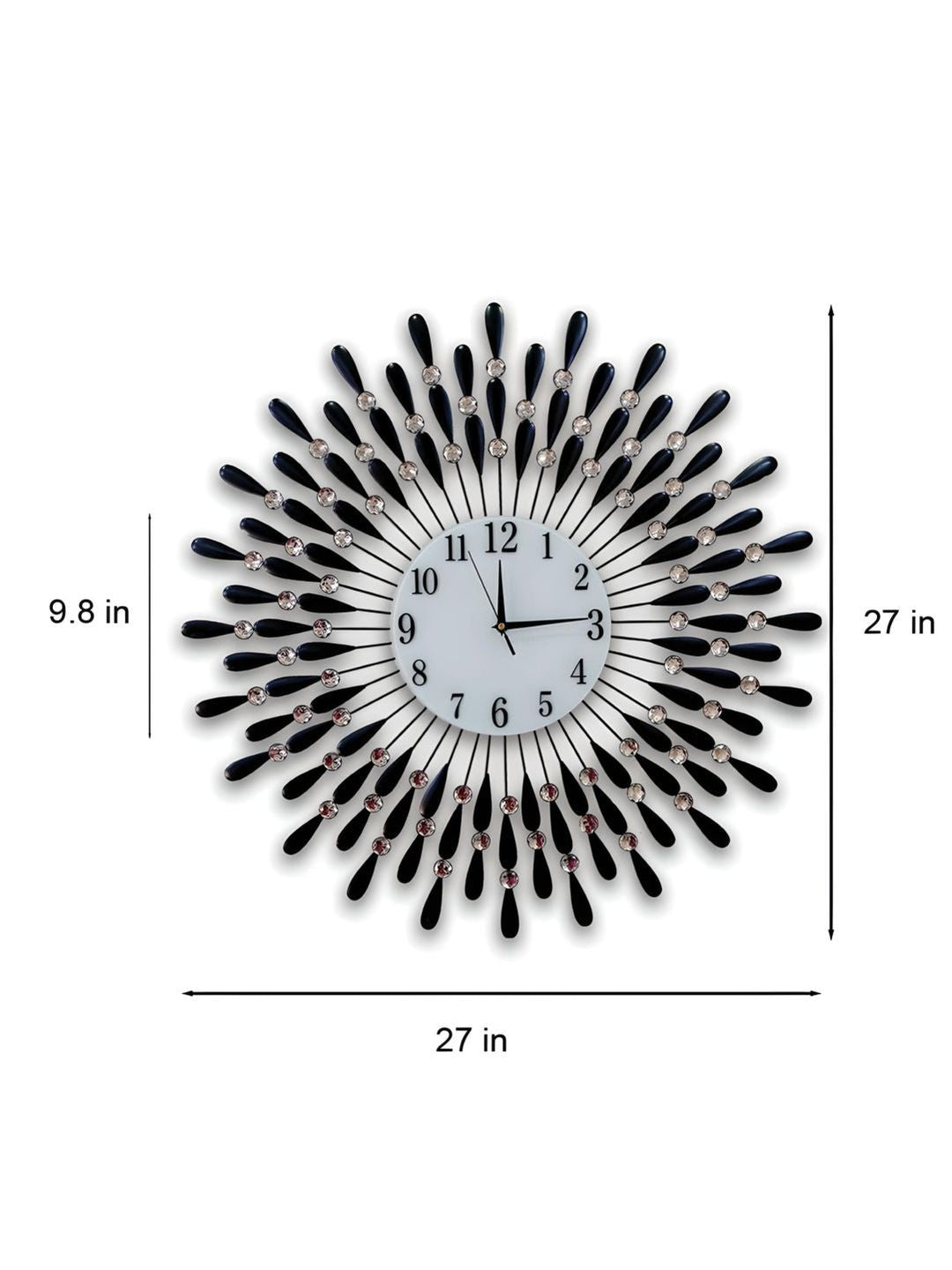 Abstract shaped wall clock