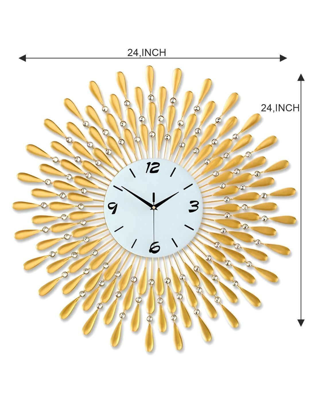 Abstract shaped wall clock