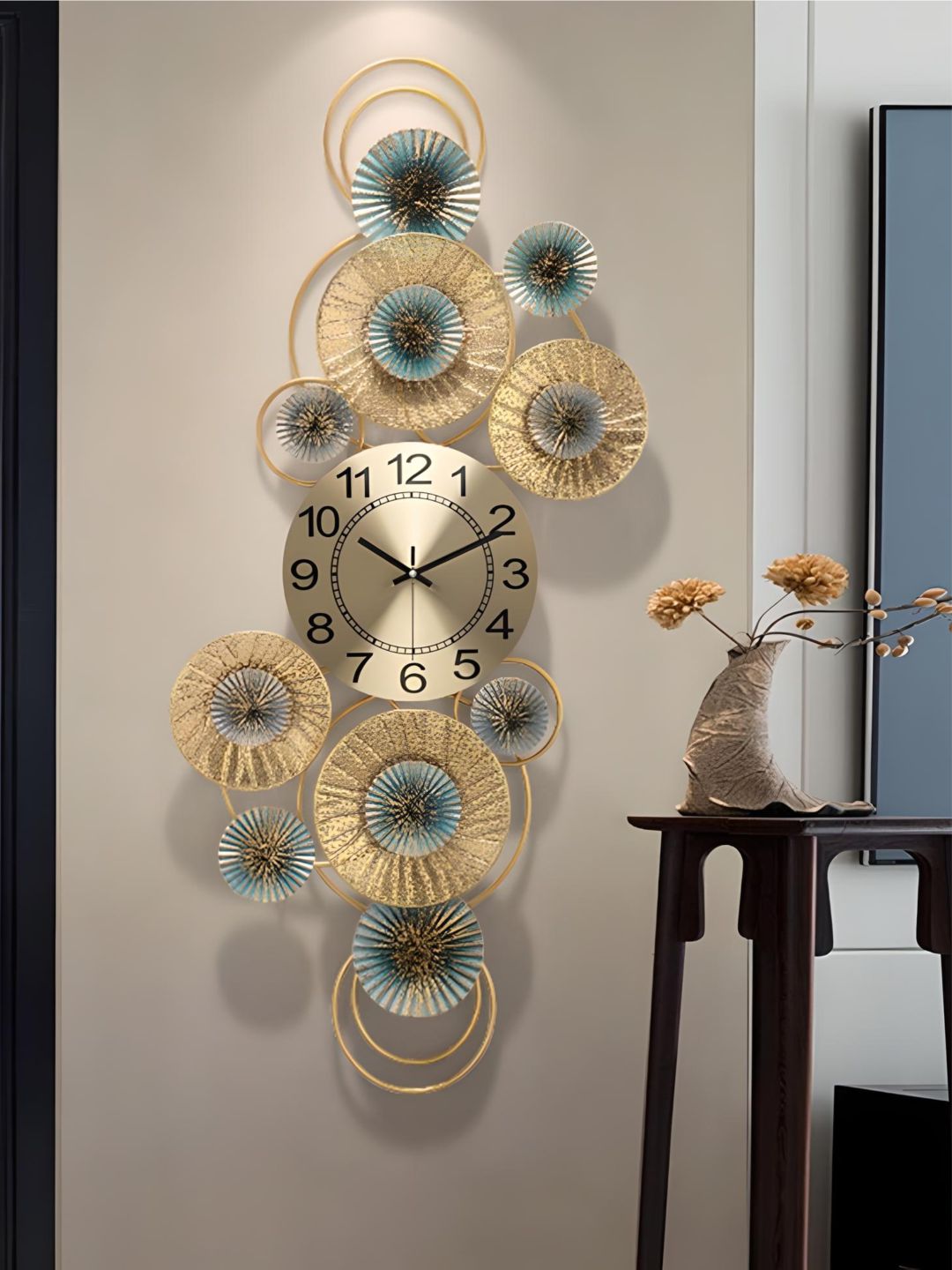 Abstract shaped wall clock