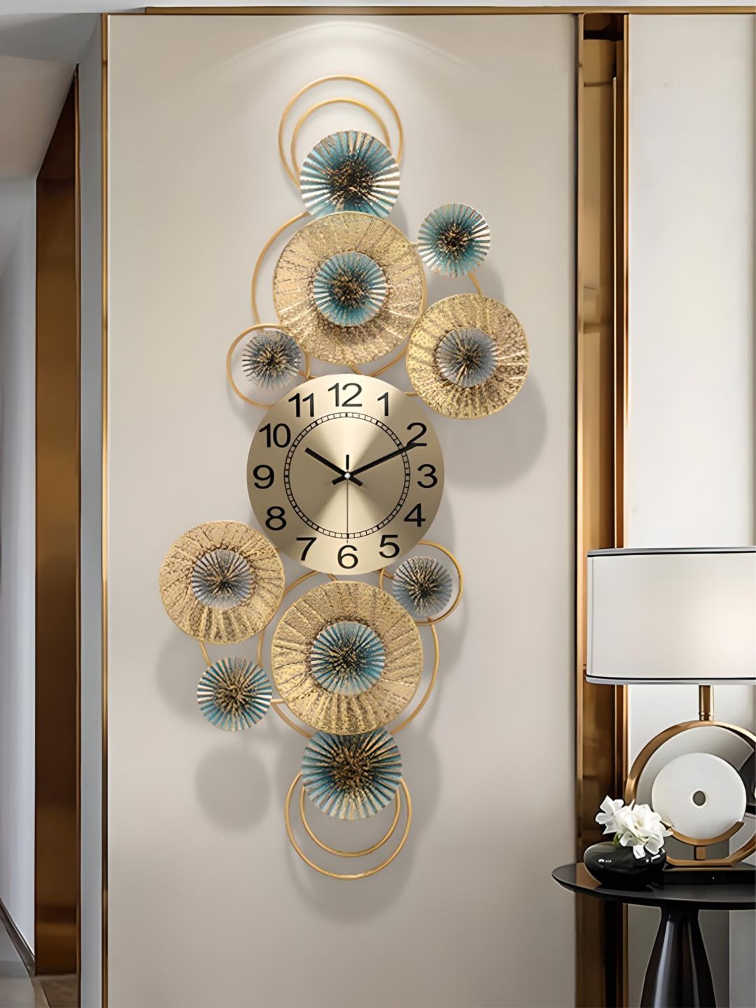Abstract shaped wall clock