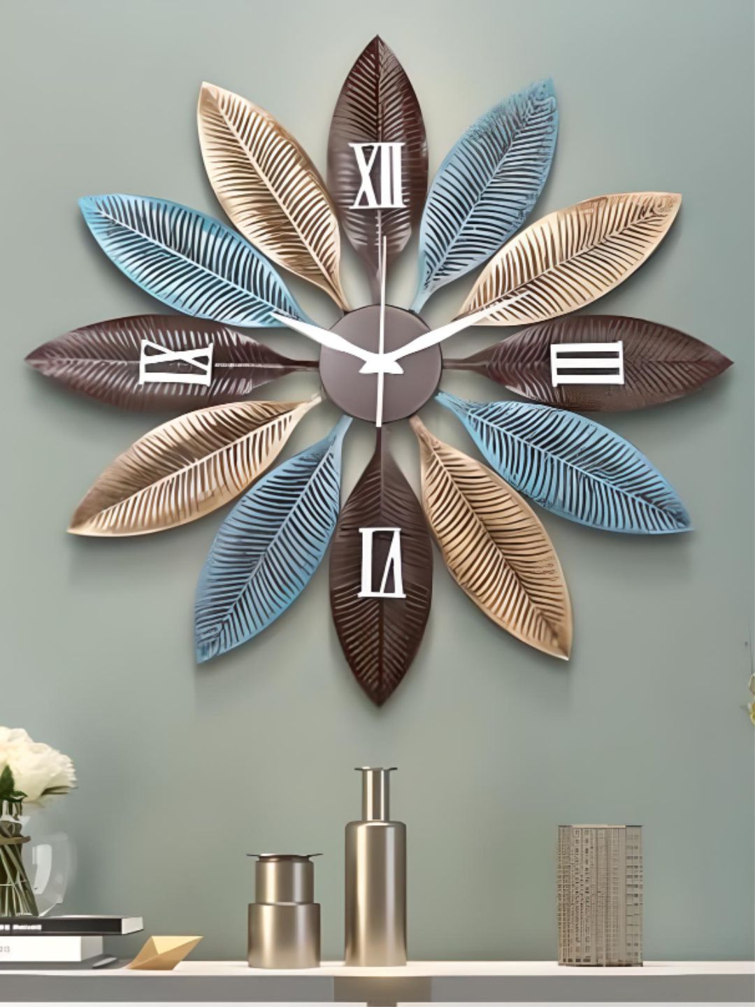 Abstract shaped wall clock
