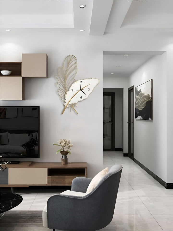 Abstract shaped wall clock