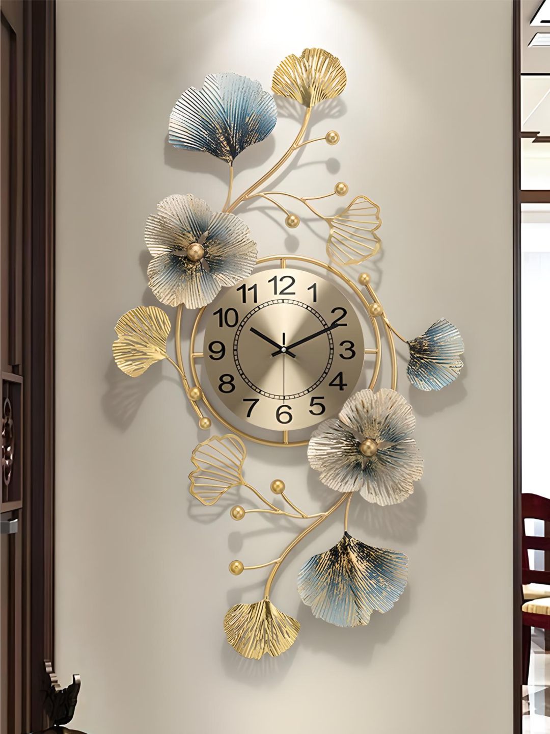 Abstract shaped wall clock