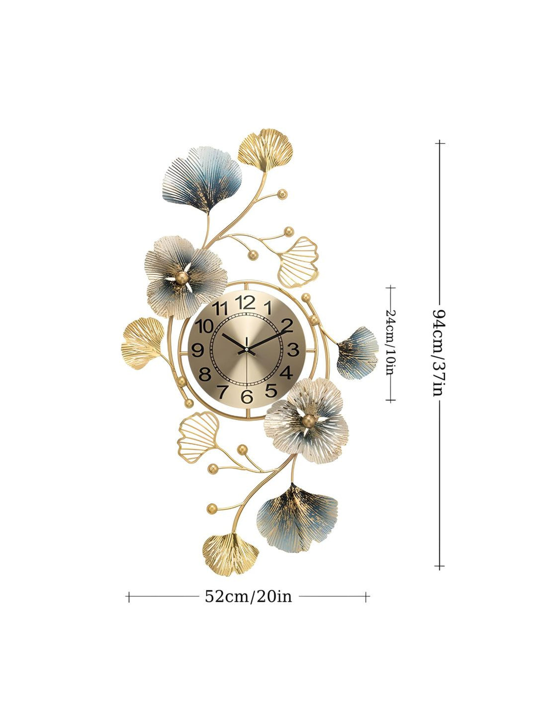 Abstract shaped wall clock