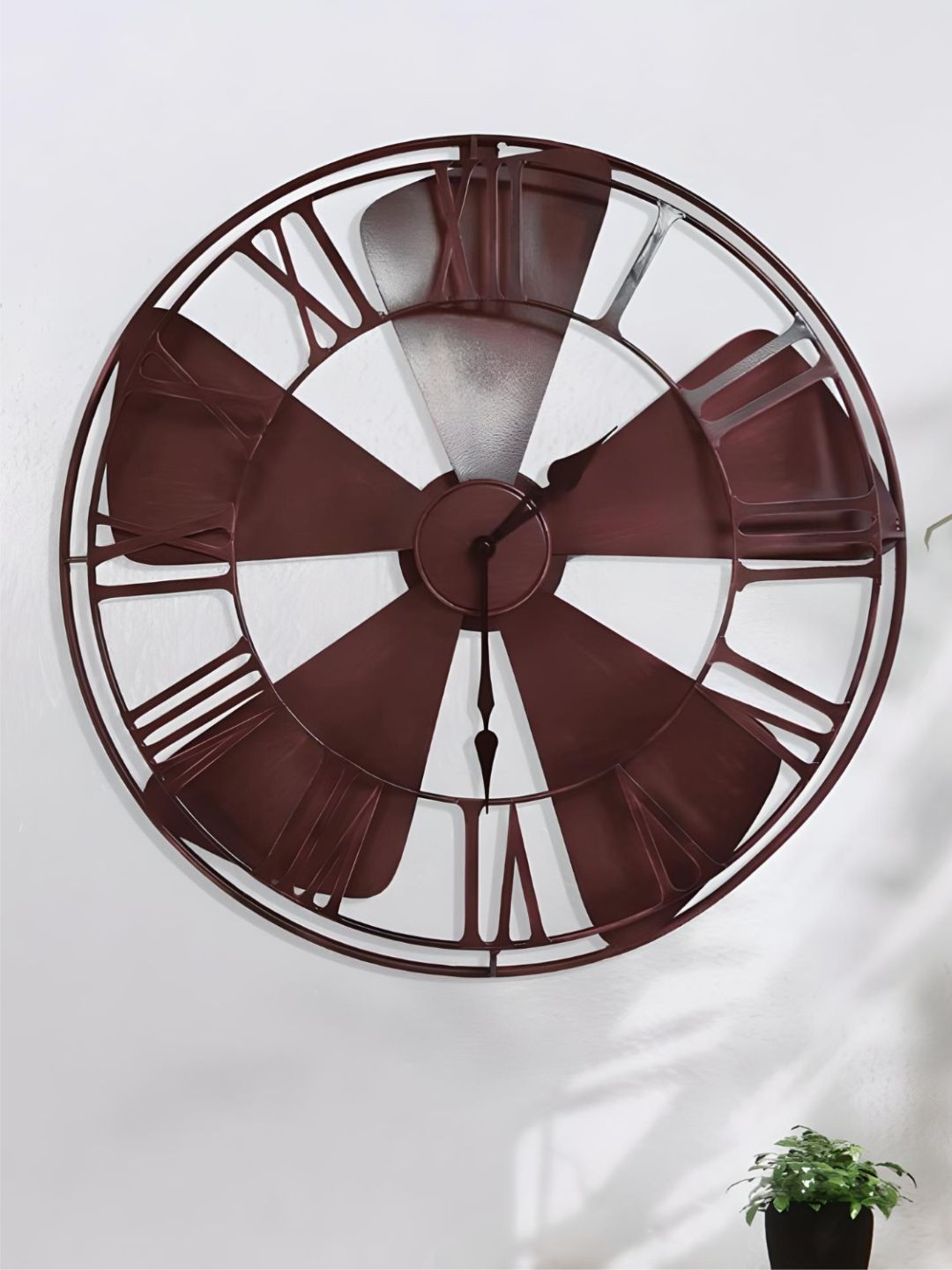 Abstract shaped wall clock