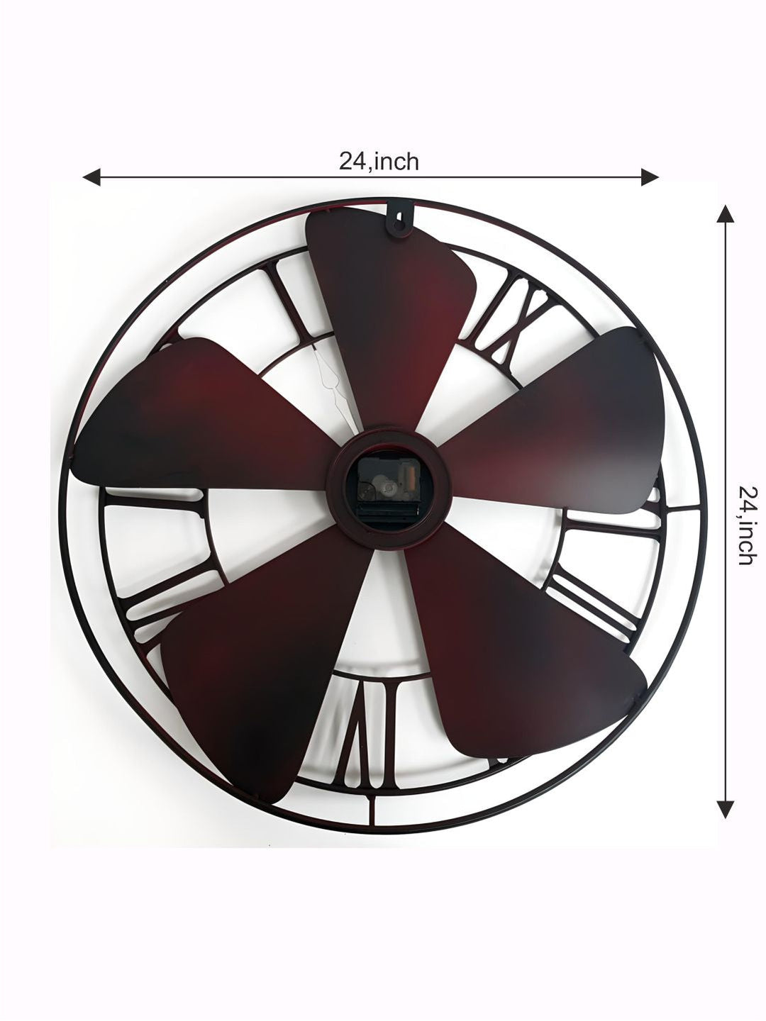 Abstract shaped wall clock