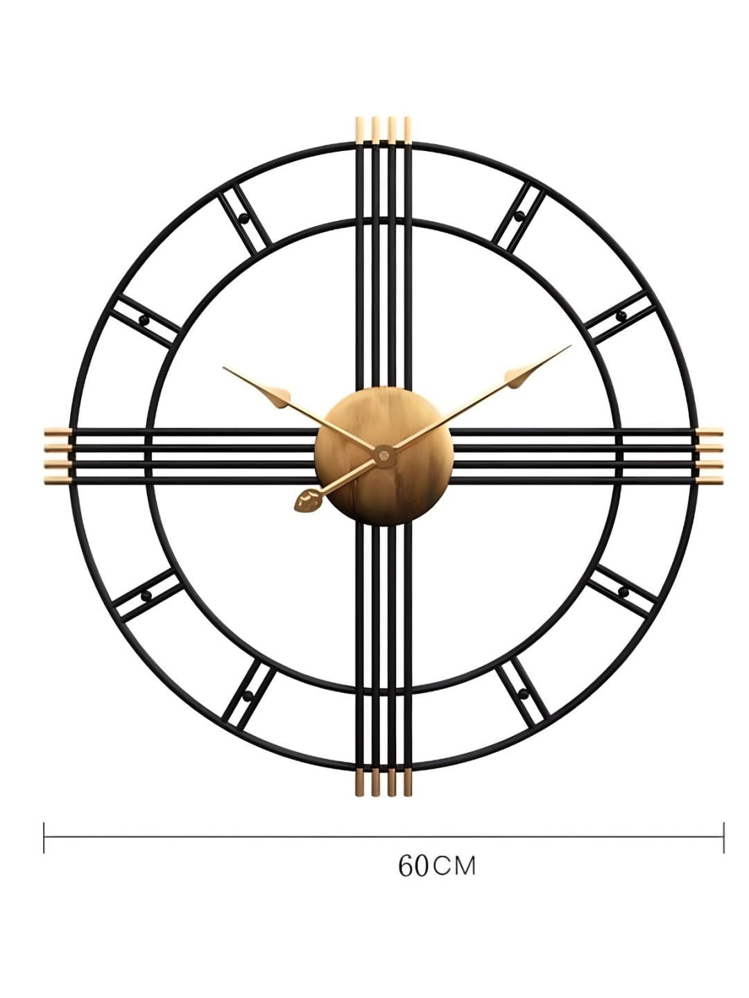 Abstract shaped wall clock