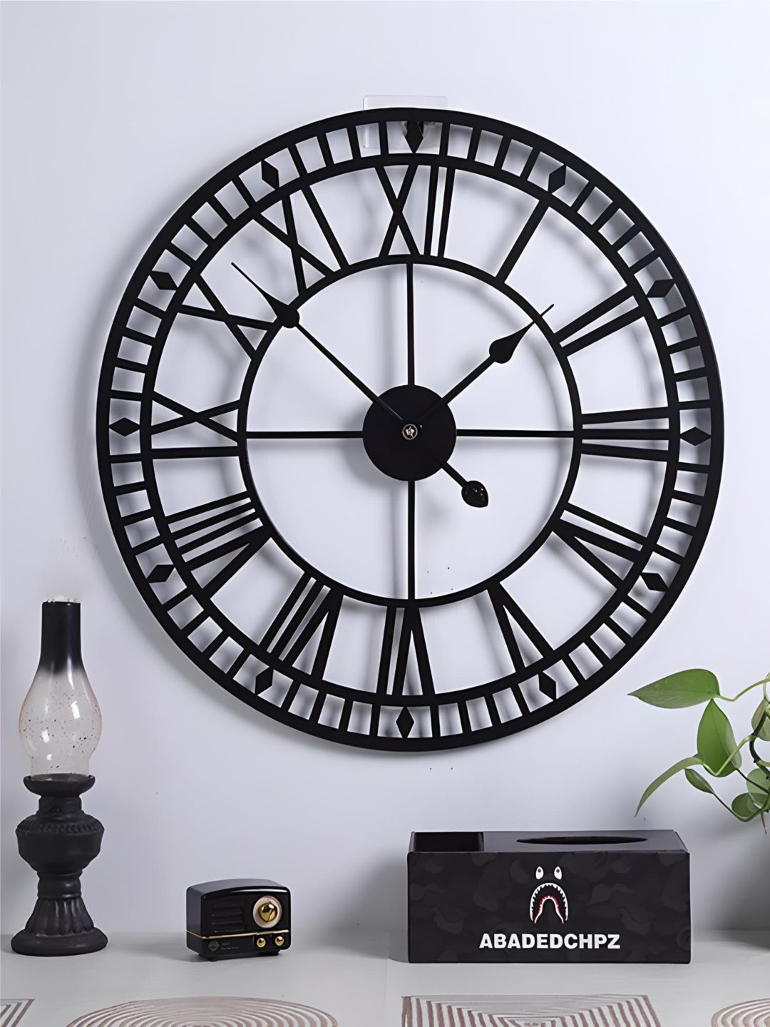 Abstract shaped wall clock