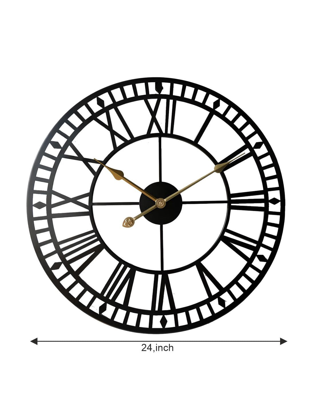 Abstract shaped wall clock
