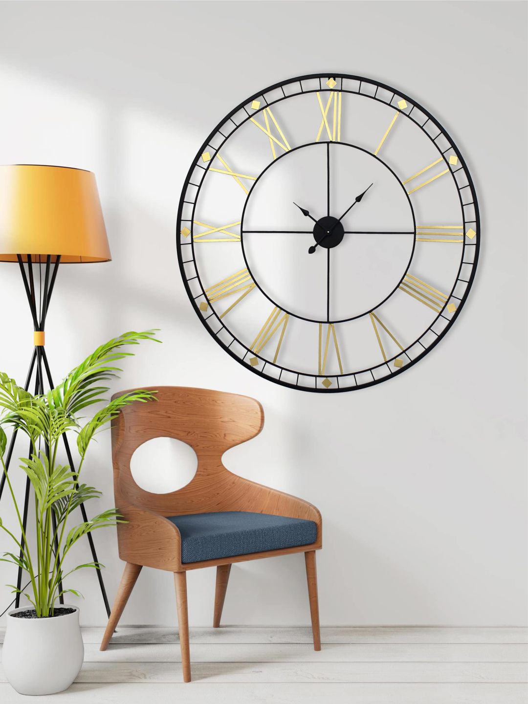 Abstract shaped wall clock