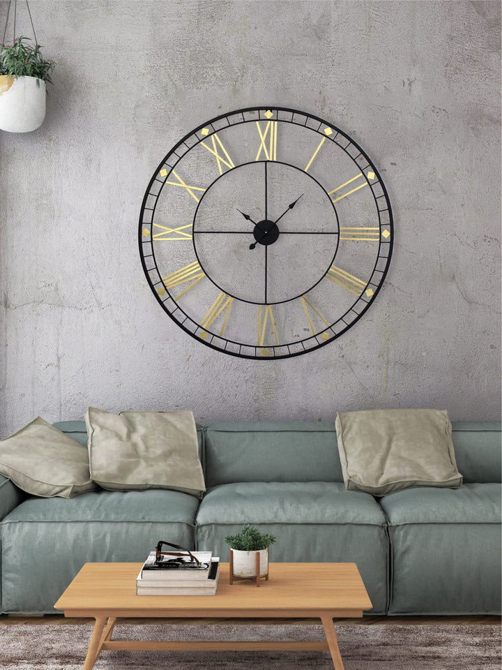 Abstract shaped wall clock