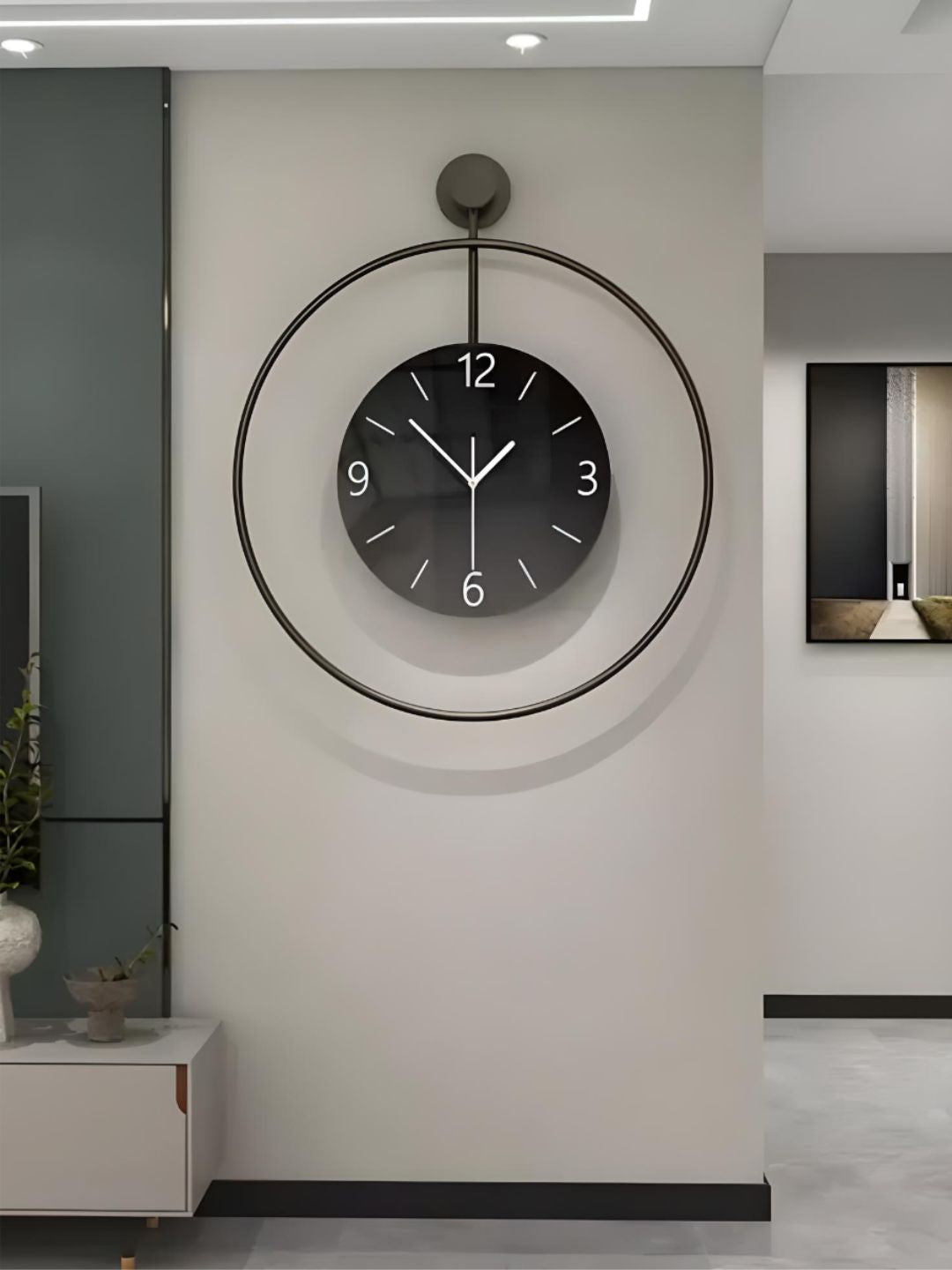 Abstract shaped wall clock