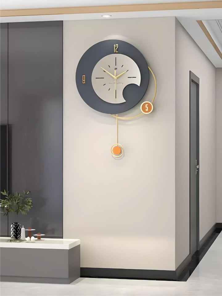 Abstract shaped wall clock