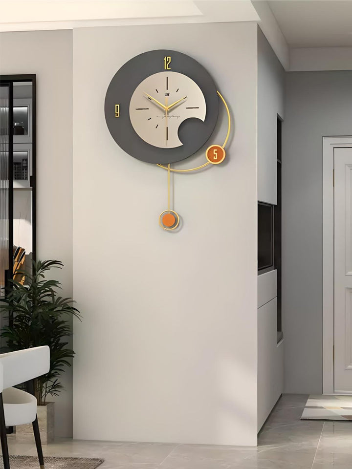 Abstract shaped wall clock