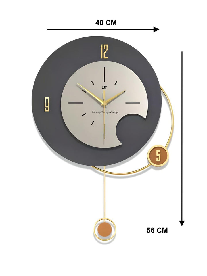 Abstract shaped wall clock