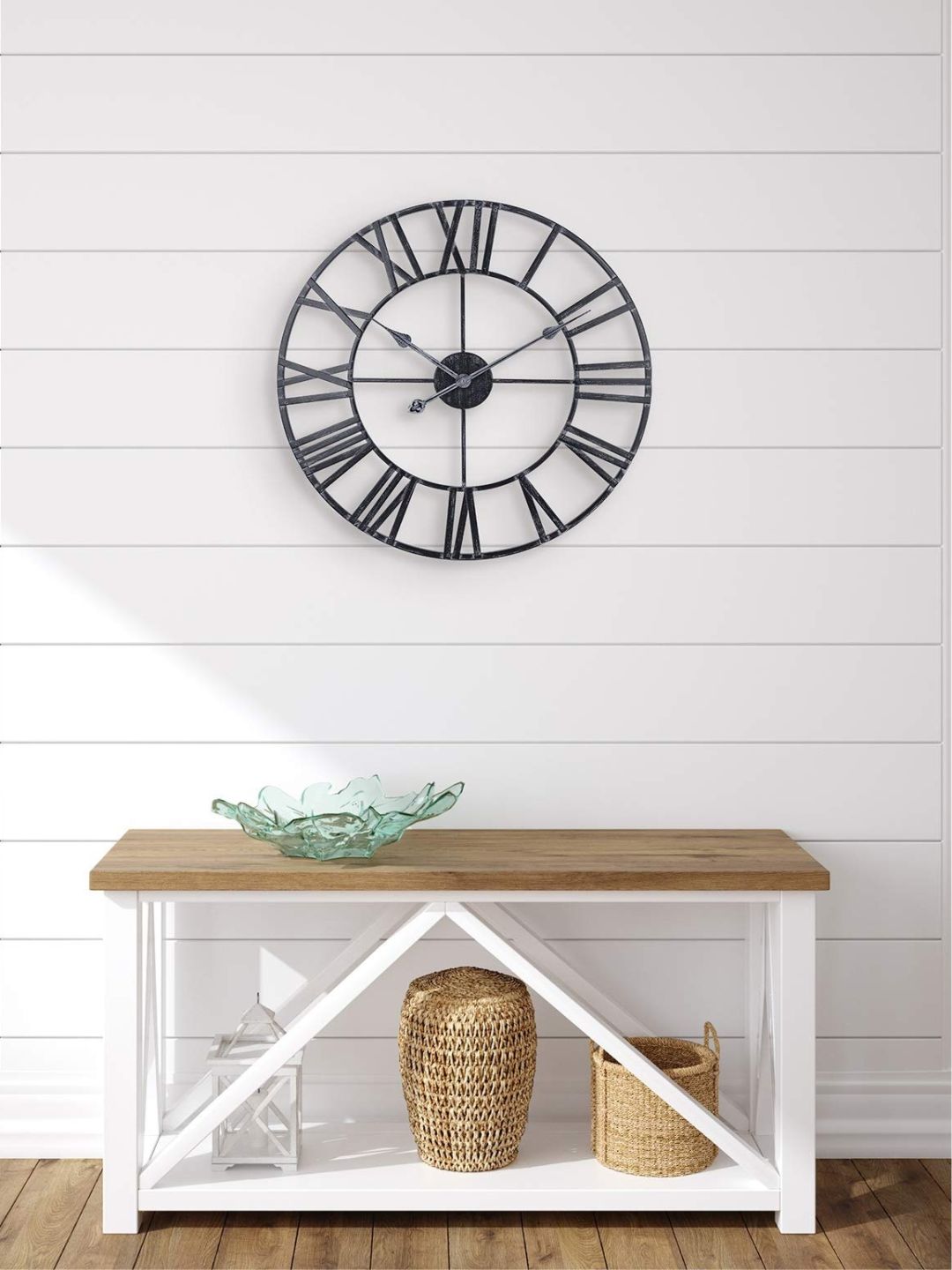 Abstract shaped wall clock