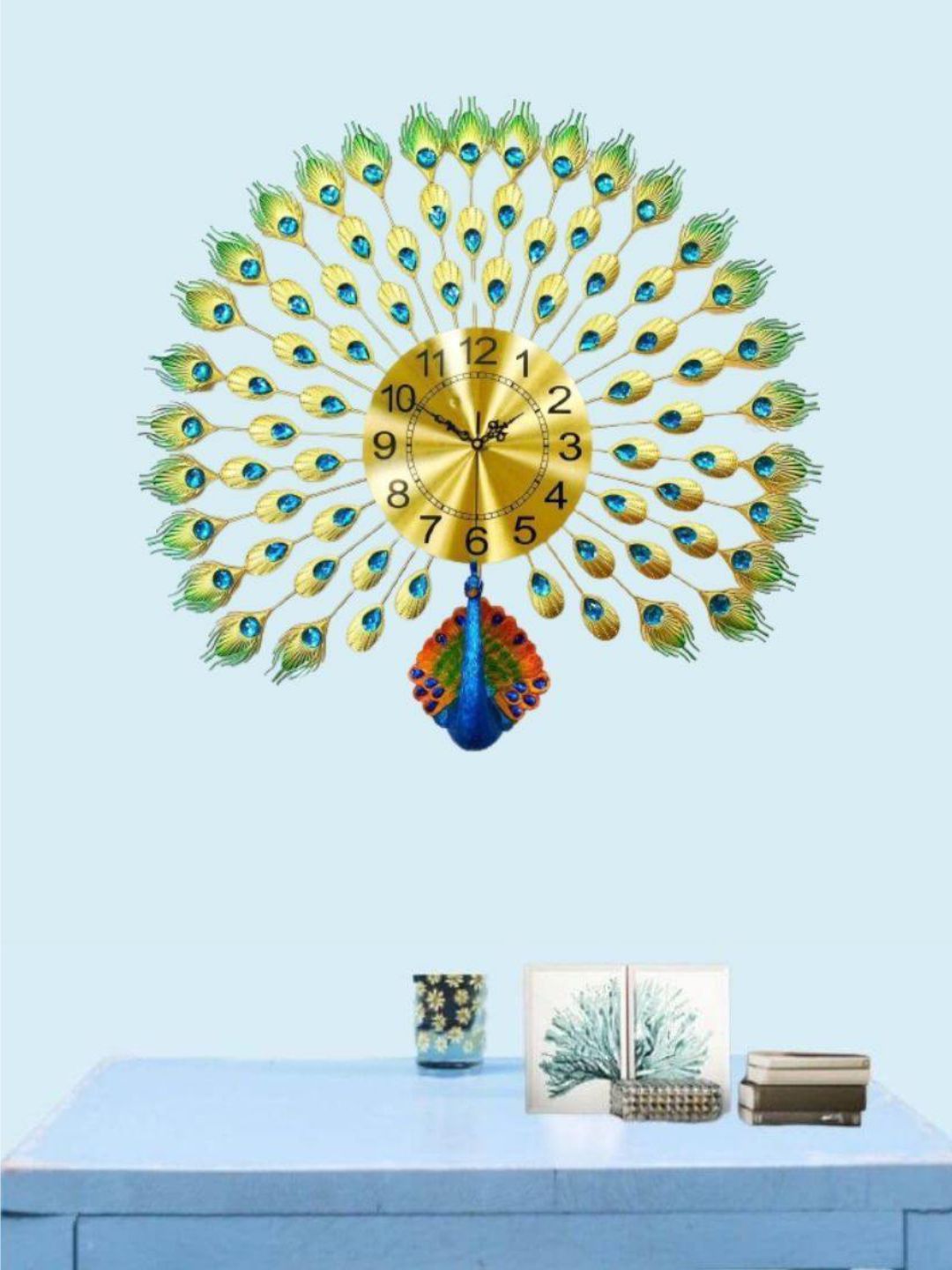 Abstract shaped wall clock