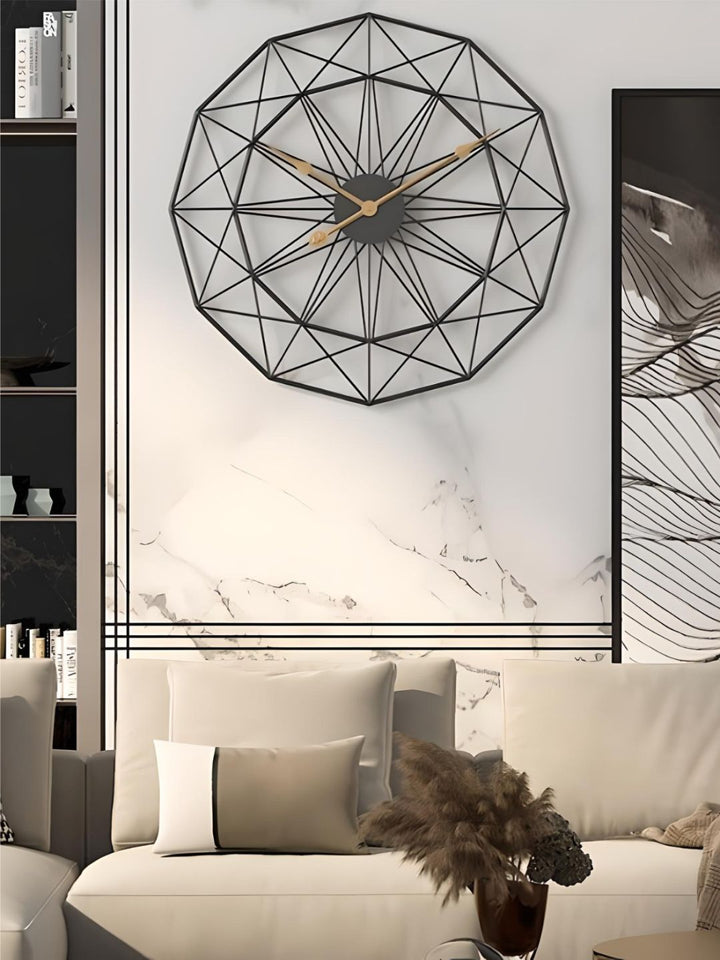 Abstract shaped wall clock