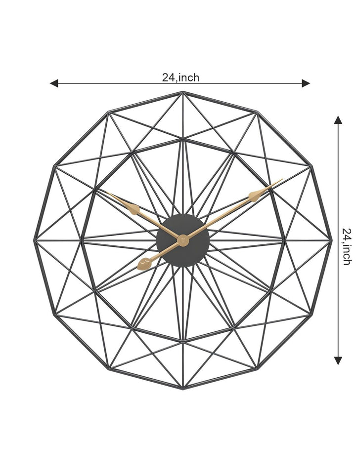 Abstract shaped wall clock