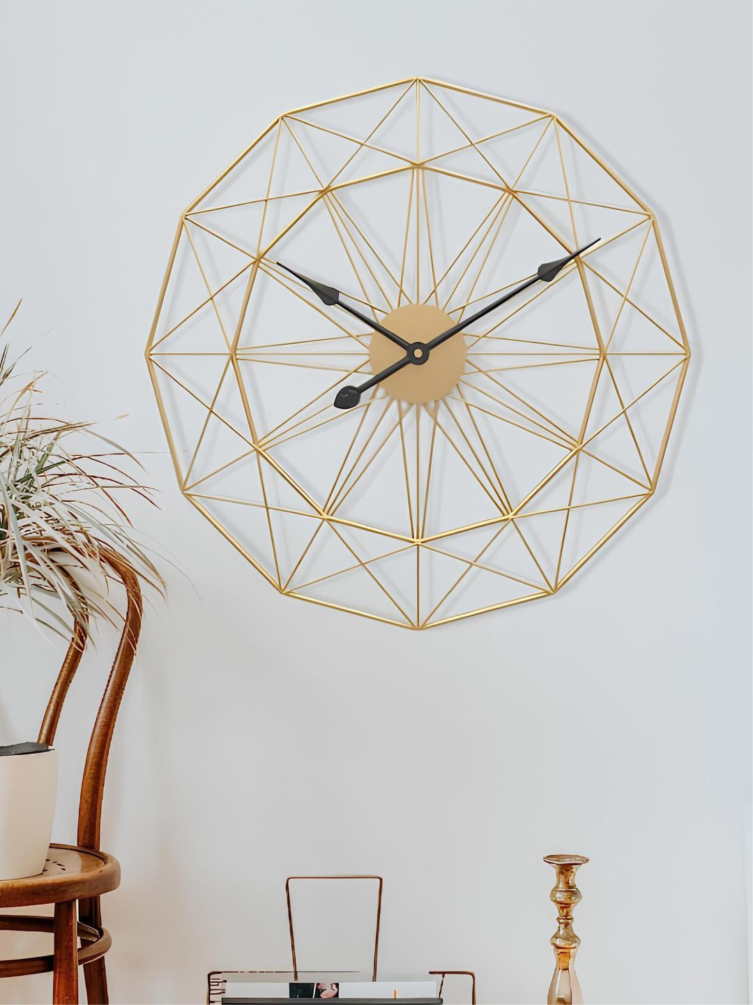 Abstract shaped wall clock