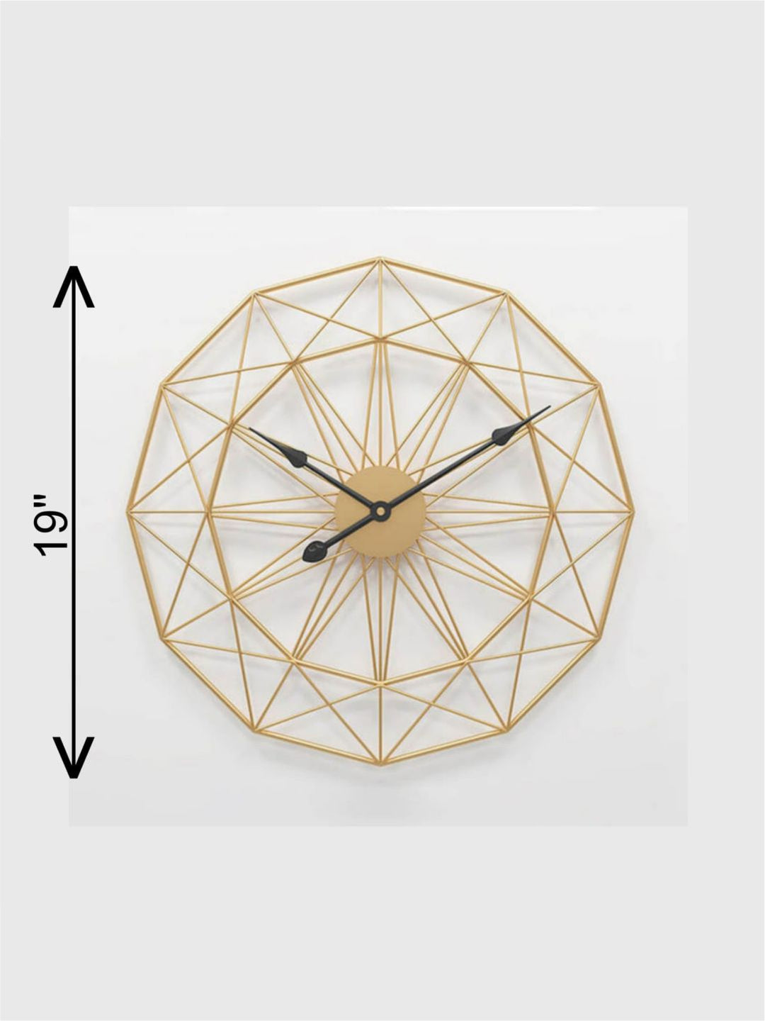 Abstract shaped wall clock