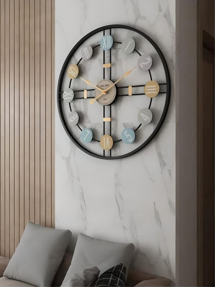 Abstract shaped wall clock
