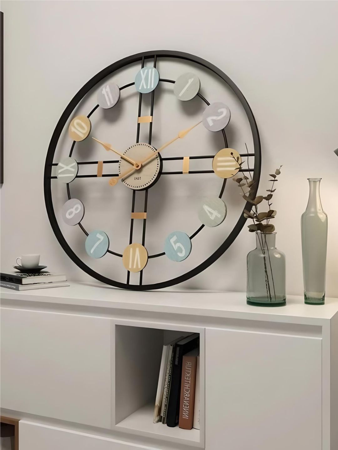 Abstract shaped wall clock