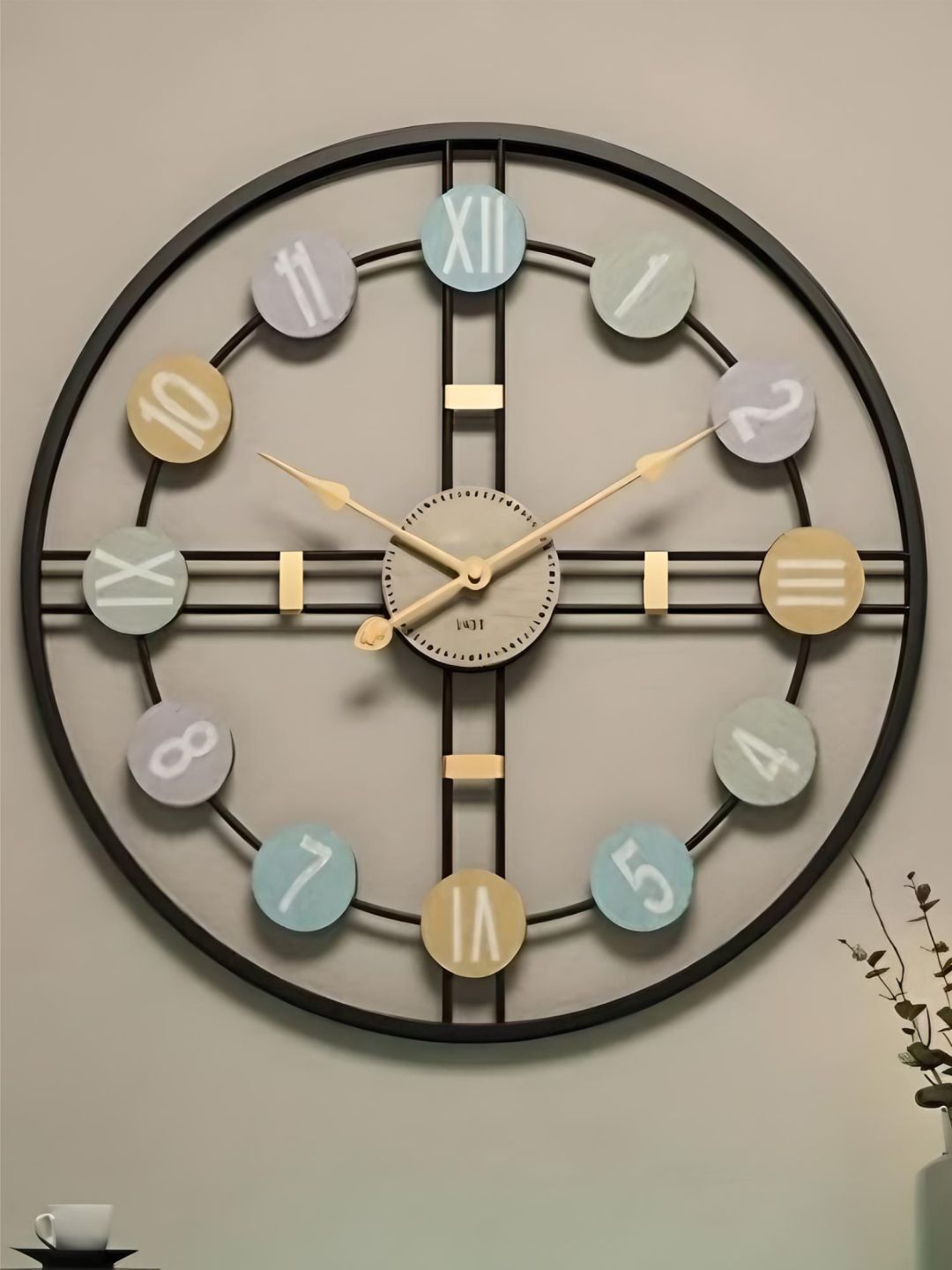 Abstract shaped wall clock