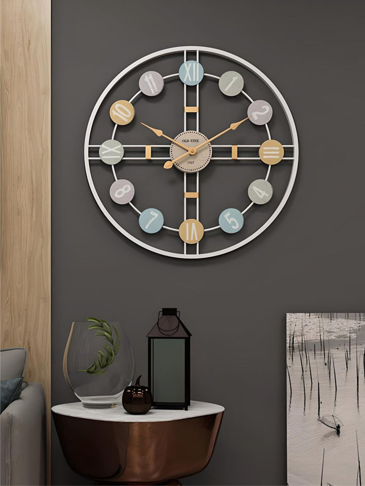Abstract shaped wall clock